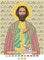 Схема для вишивання бісером Святого Романа А4. Габардин