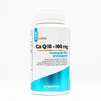 Коэнзим Q10 с куркумином Coq10 with curcumin 95% and bioperine ABU, 100 мг, 60 капсул