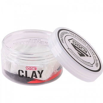 Полірувальна глина абразивна SGCB Detailing Clay, Біла, 150 г