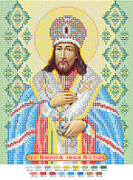 Схема для вышивки бисером Святитель Иннокентий, епископ Иркутский А4. Габардин