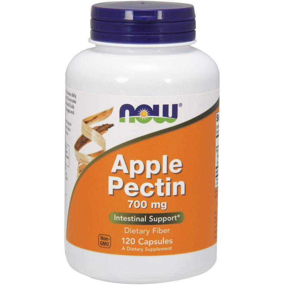 Яблучний пектин Now Apple Pectin, 700 mg, 120 Capsules
