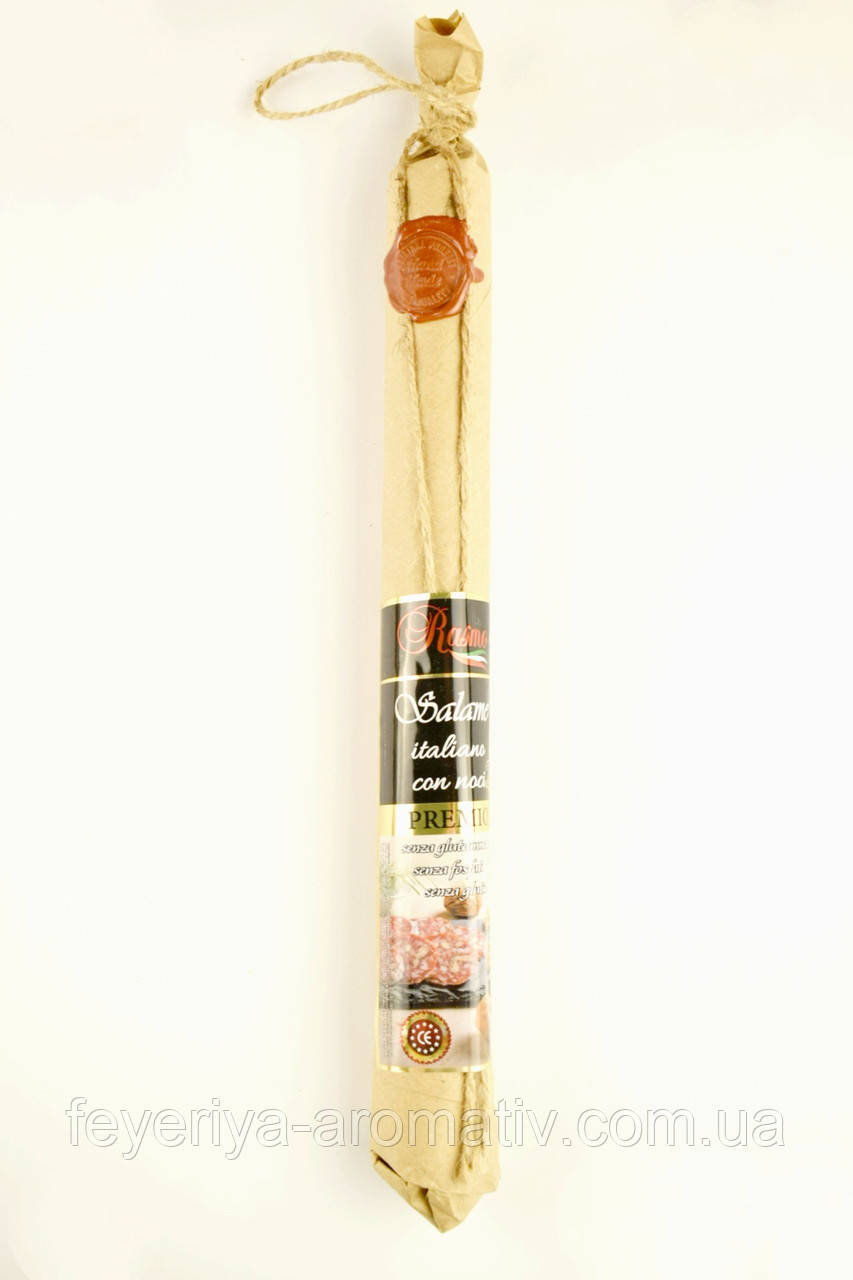 Ковбаса салямі з горіхом Rasmo Salame Premio 290г (Італія)