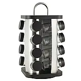 Набір ємностей для спецій на квадратній підставці 16 шт. Ofenbach, фото 2