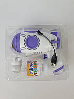 Автомат для мильних бульбашок із вбудованим акумулятором заряджання від USB. Генератор мильних бульбашок, фото 4