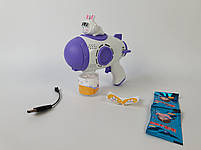 Автомат для мильних бульбашок із вбудованим акумулятором заряджання від USB. Генератор мильних бульбашок, фото 6