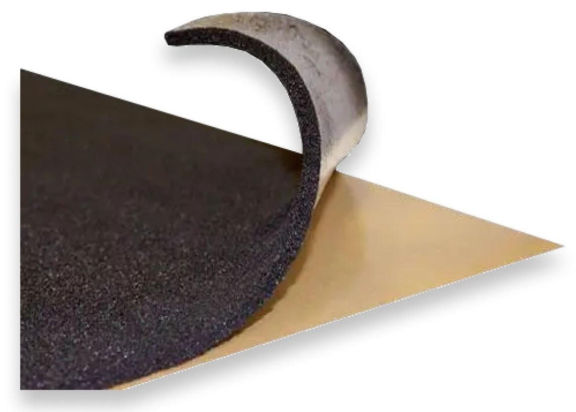 Шумоізоляція для авто товщиною 10мм DAMPER 1000х500, фото 1