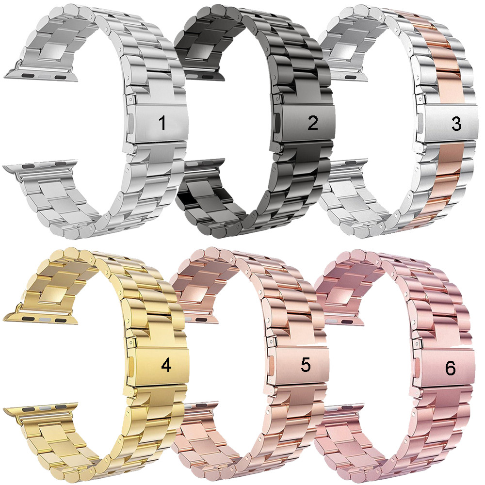 Металевий (3 ланки) браслет для Apple Watch 49 / 46 / 45 / 44 mm