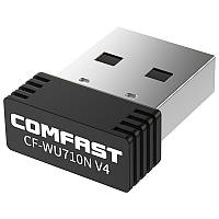 Wi-Fi USB адаптер Comfast для ПК 150 Мбит/с Wifi приемник сетевая карта ЮСБ Comfast