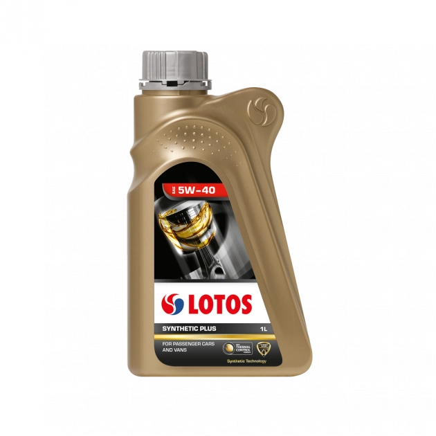 Синтетична моторна олива LOTOS 5w40 Synthetic Plus SN/CF, A3/B4 (1 л)