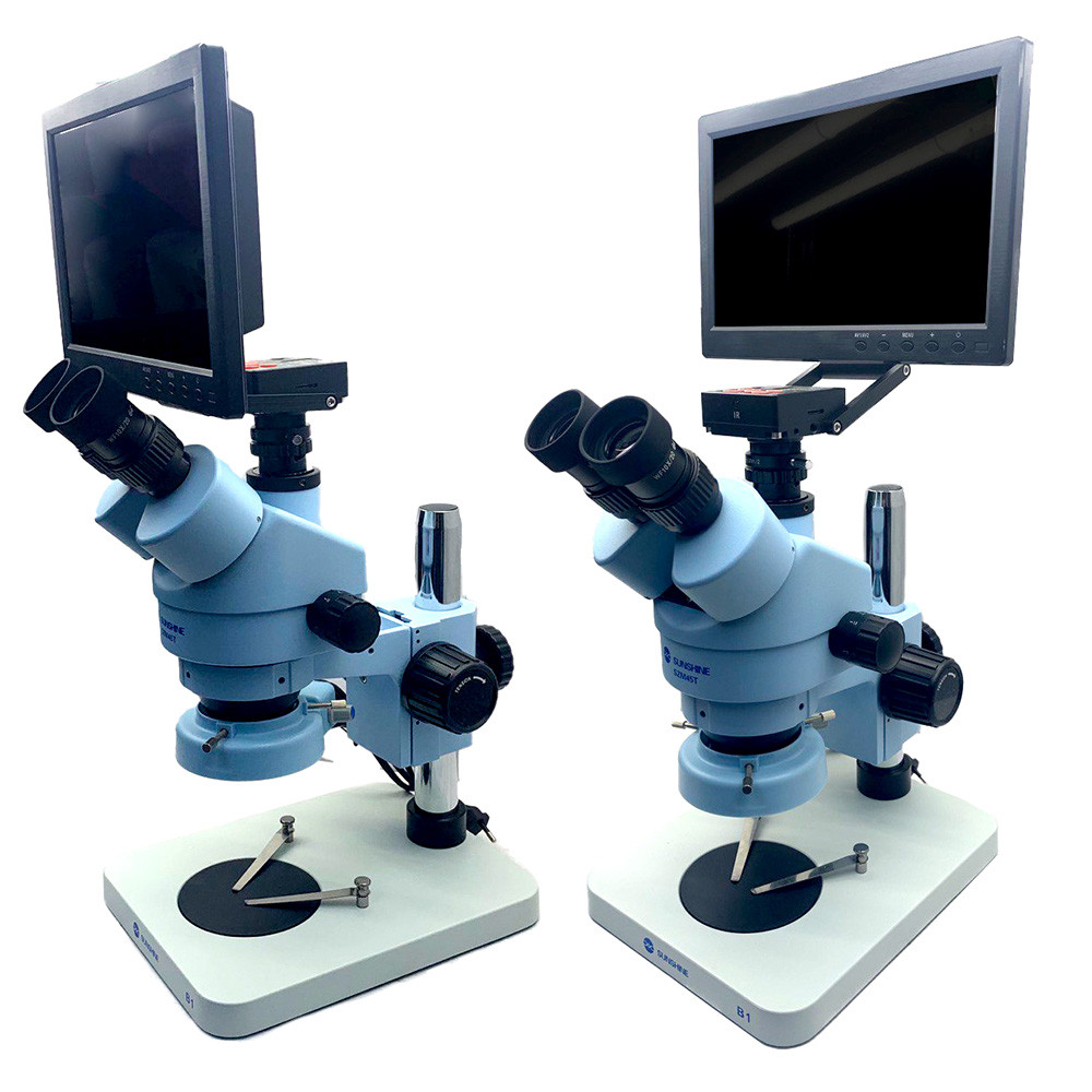 Тринокулярный микроскоп Sunshine SZM45TB11600S / камера 16 Mpx / HD