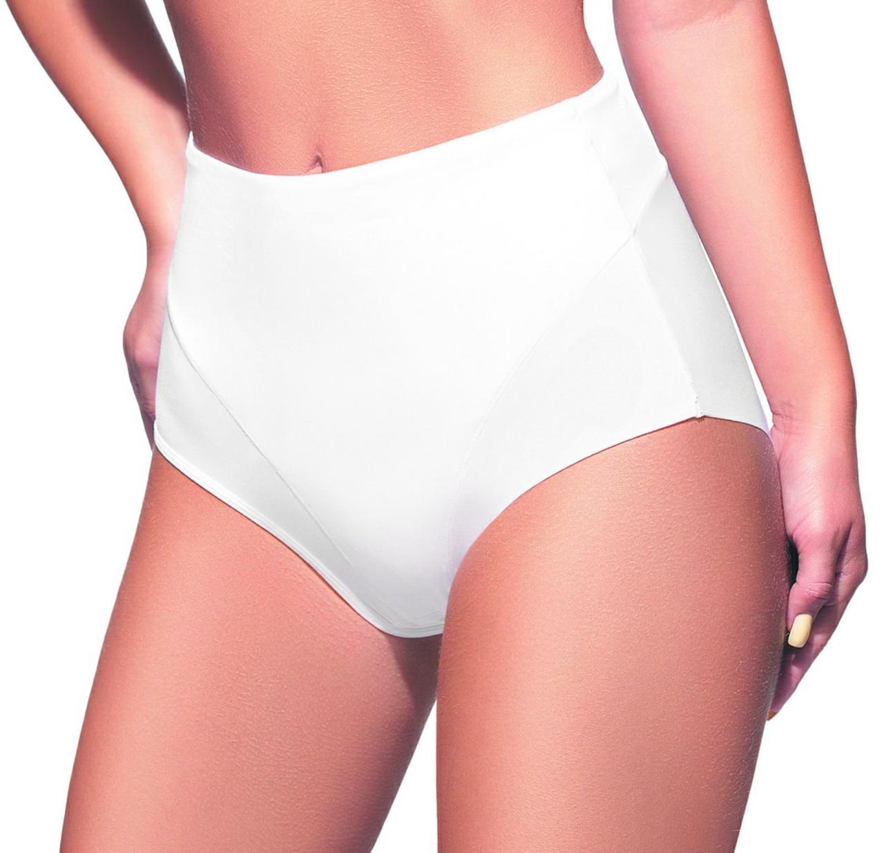 Трусики жіночі LaVivas 10167 максі з високою талією, колір Білий, розмір XXL, фото 1