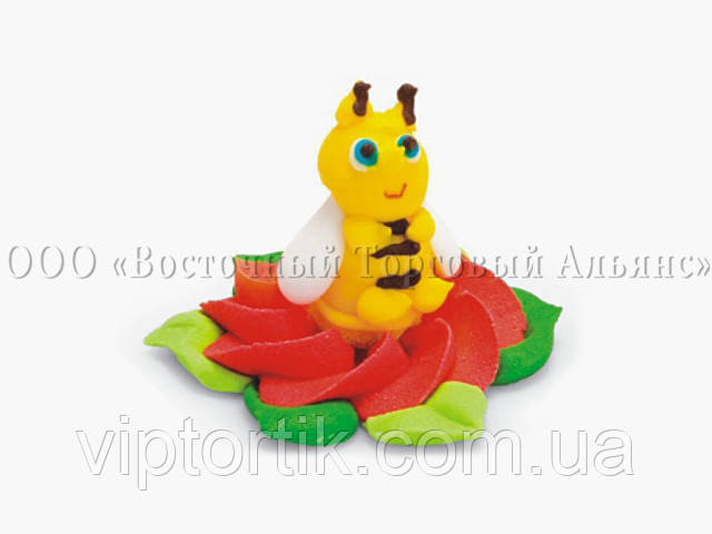 Фигурки из мастики - Пчёлка в красном цветке - 30925 - фото 1 - id-p315505533