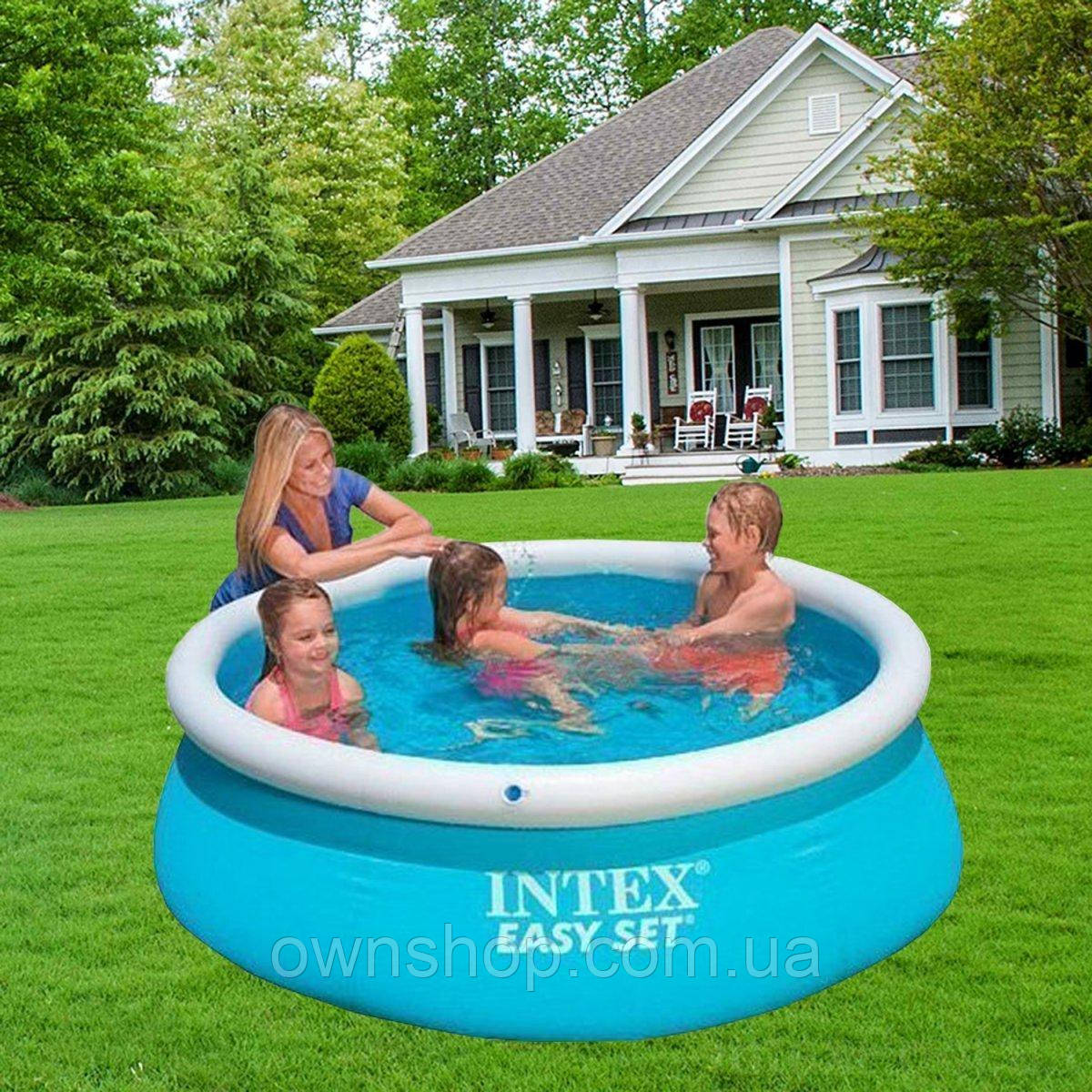 Сімейний наливний басейн 183*51см, Intex 28101, об `єм 886 л