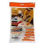 Вакуумні пакети для одягу 50х60 см для зберігання одягу Прозорі, фото 2