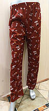 Жіночі піжамні штани з принтом Туреччина бавовна 2 кольори