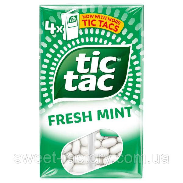 Драже Tic Tac Fresh Mint 4s 72g