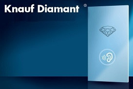Звукоизоляционный гипсокартон Knauf Diamant (Titan) 1,2м.*2м.*12,5мм. (2,4 кв.м./ лист) - фото 1 - id-p1284170926