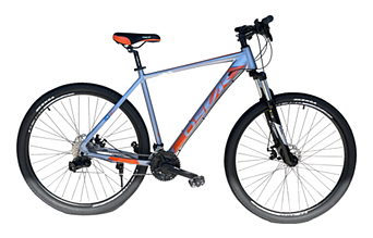 Велосипед OSKAR 29" Spirit р.21 алюміній gray/black red gray/orange