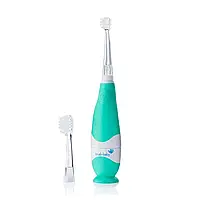 Звуковая зубная щетка Brush-Baby BabySonic от 0 до 3 лет Зеленая