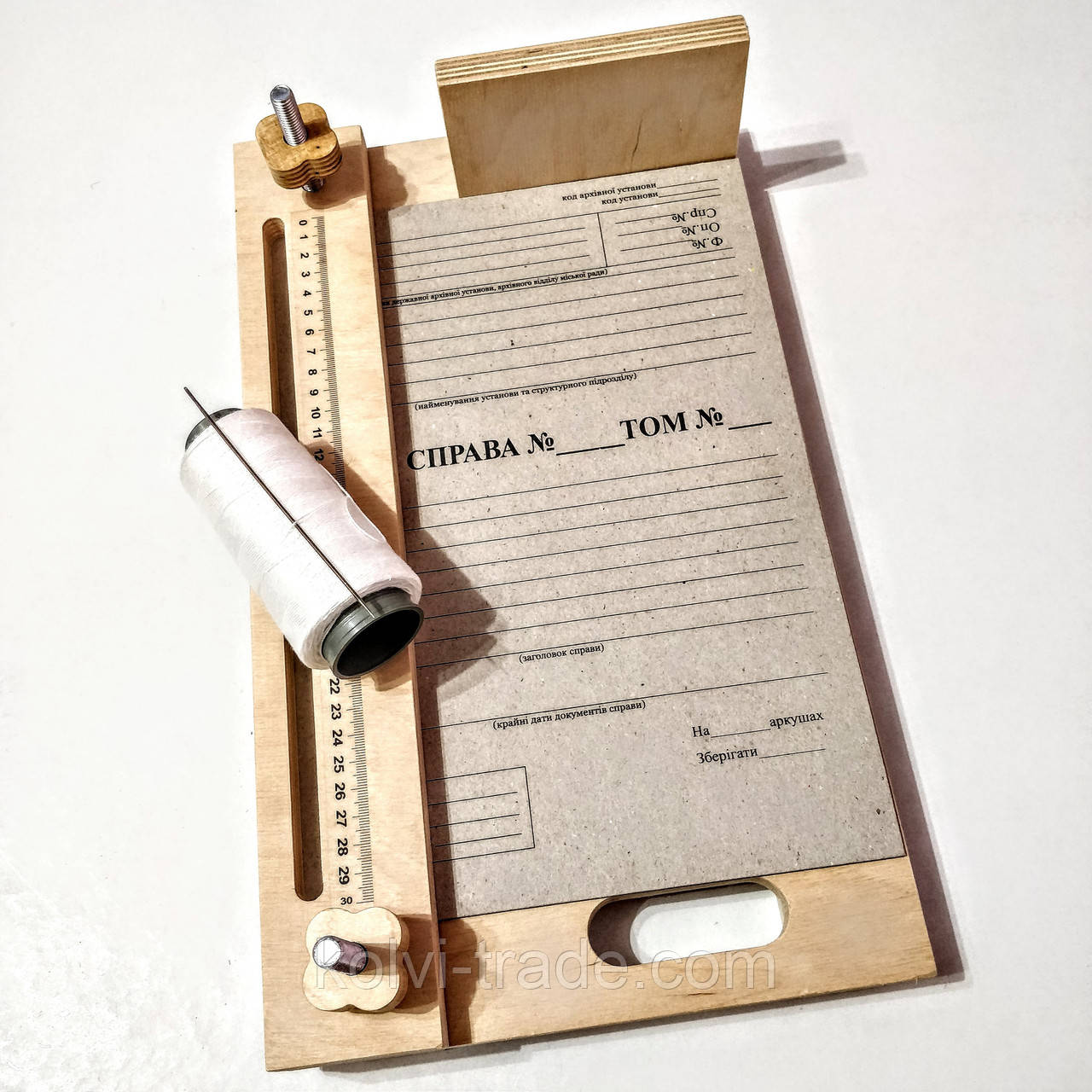 Палітурний верстат для прошивки архівних документів, фото 1