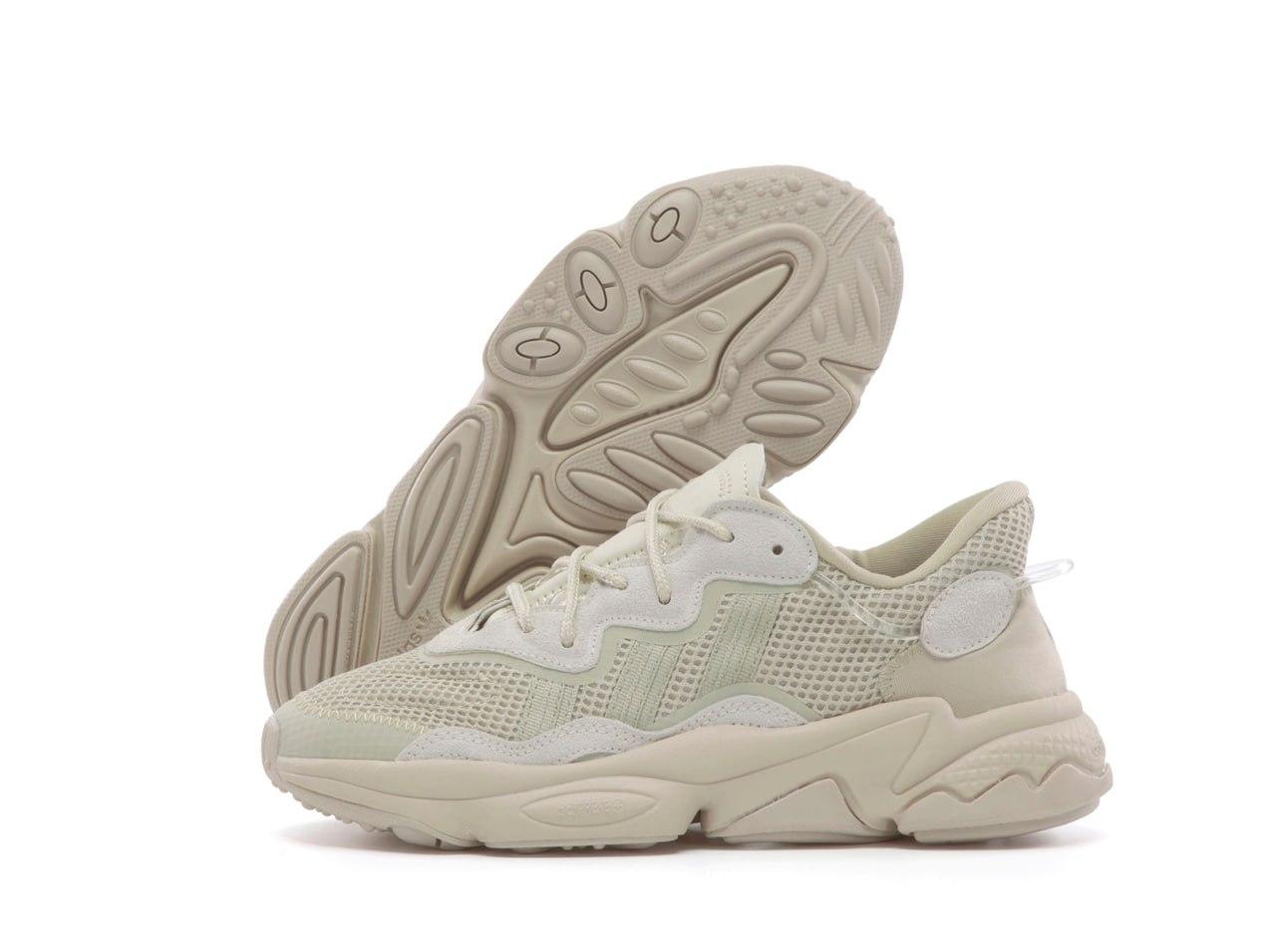 Кросівки жіночі Adidas Ozweego Beige бежеві адідас озвистого повсякденні демісезонні сітка, фото 1