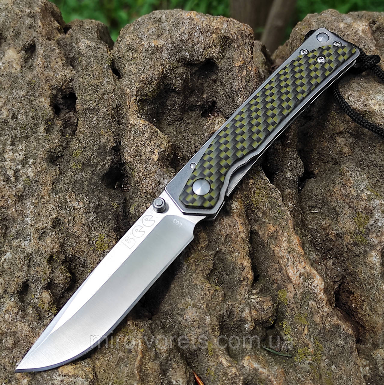 Ніж складний Bee L03-2, 18см; 100г; 8Cr13MoV, liner lock; paracord (Enlan)