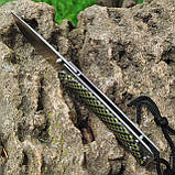 Ніж складний Bee L03-2, 18см; 100г; 8Cr13MoV, liner lock; paracord (Enlan), фото 3