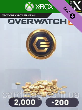 Overwatch 2 - 2000 (+200 Bonus) Coins - Xbox Live Key - GLOBAL
