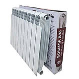 Біметалічний радіатор BOHEMIA B96 500/96 - 178 Вт, фото 3