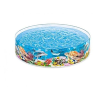 Басейн дитячий каркасний Intex 58472 "Океанський риф", 244 х 46 см