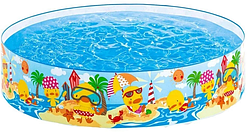 Каркасний дитячий басейн Качиний Риф Intex 58477 (122x25см)
