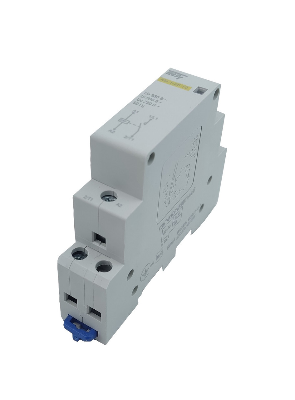 Контактор модульний КМ-1-25-10 25А 230AC 1NO 1р 1мод. Ny95503793