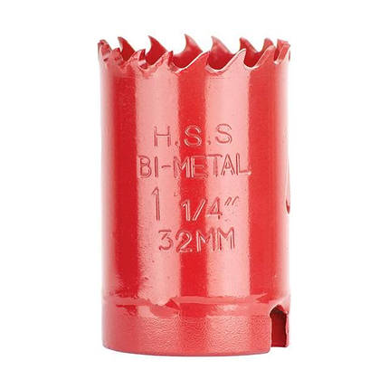 Свердел корончатий біметалічний 32 мм INTERTOOL SD-5632, фото 3