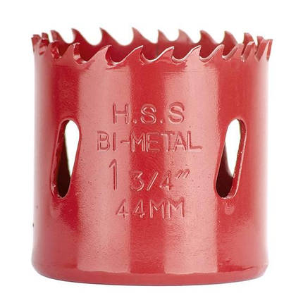 Свердел корончатий біметалічний 44 мм INTERTOOL SD-5644, фото 3