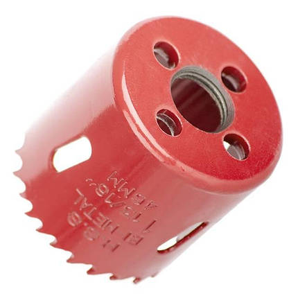 Свердел корончатий біметалічний 46 мм INTERTOOL SD-5646, фото 4