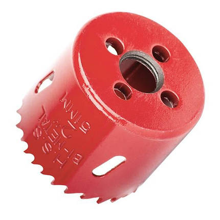 Свердел корончатий біметалічний 51 мм INTERTOOL SD-5651, фото 4