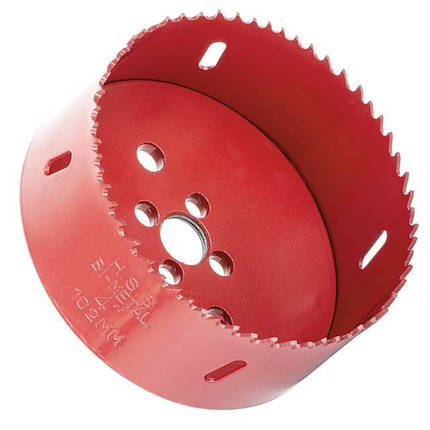 Свердел корончатий біметалічний 102 мм INTERTOOL SD-5702, фото 1