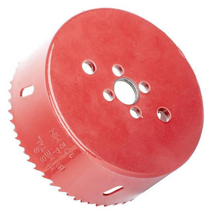 Свердел корончатий біметалічний 102 мм INTERTOOL SD-5702, фото 4