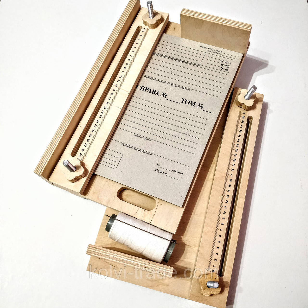 Верстат МС-2015 для палітурки універсальний, формату А4 230*400*100мм (МS-2015/SPU-А4-230/400/5) Колві, фото 1