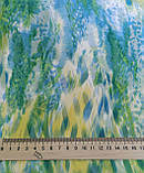 Шифон принт ніжність блакитно-зелена, фото 3