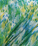 Шифон принт ніжність блакитно-зелена, фото 6