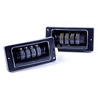 Додаткові фари LED - ВАЗ 2110-15 40W біла (4*10W) Лінзи, пластик 174*84*46мм IP67 (2шт)