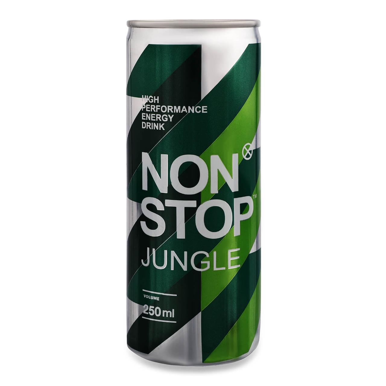 Напій енергетичний Non Stop Фреш Jungle 0,25 л з/б*24шт