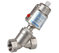 Пневматичний клапан муфтовий нержавіючий Genebre Ду 15 Ру 16