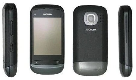 Корпус для телефону Nokia C2-02, чорний
