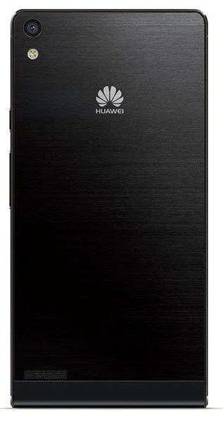 Задня панель корпусу для смартфону Huawei Ascend P6-U06 чорного кольору