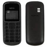 Корпус для телефона Nokia 1280, передняя и задняя панель, черный