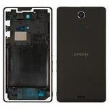Корпус для смартфону Sony Xperia ZR C5502 M36h, C5503 M36i, чорний