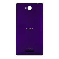 Задняя панель корпуса для смартфона Sony Xperia C C2305 S39h, фиолетовая