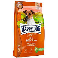 Happy Dog Mini Toscana - сухой корм Хэппи Дог Тоскана для маленьких пород собак с лососем и уткой 0,8 кг